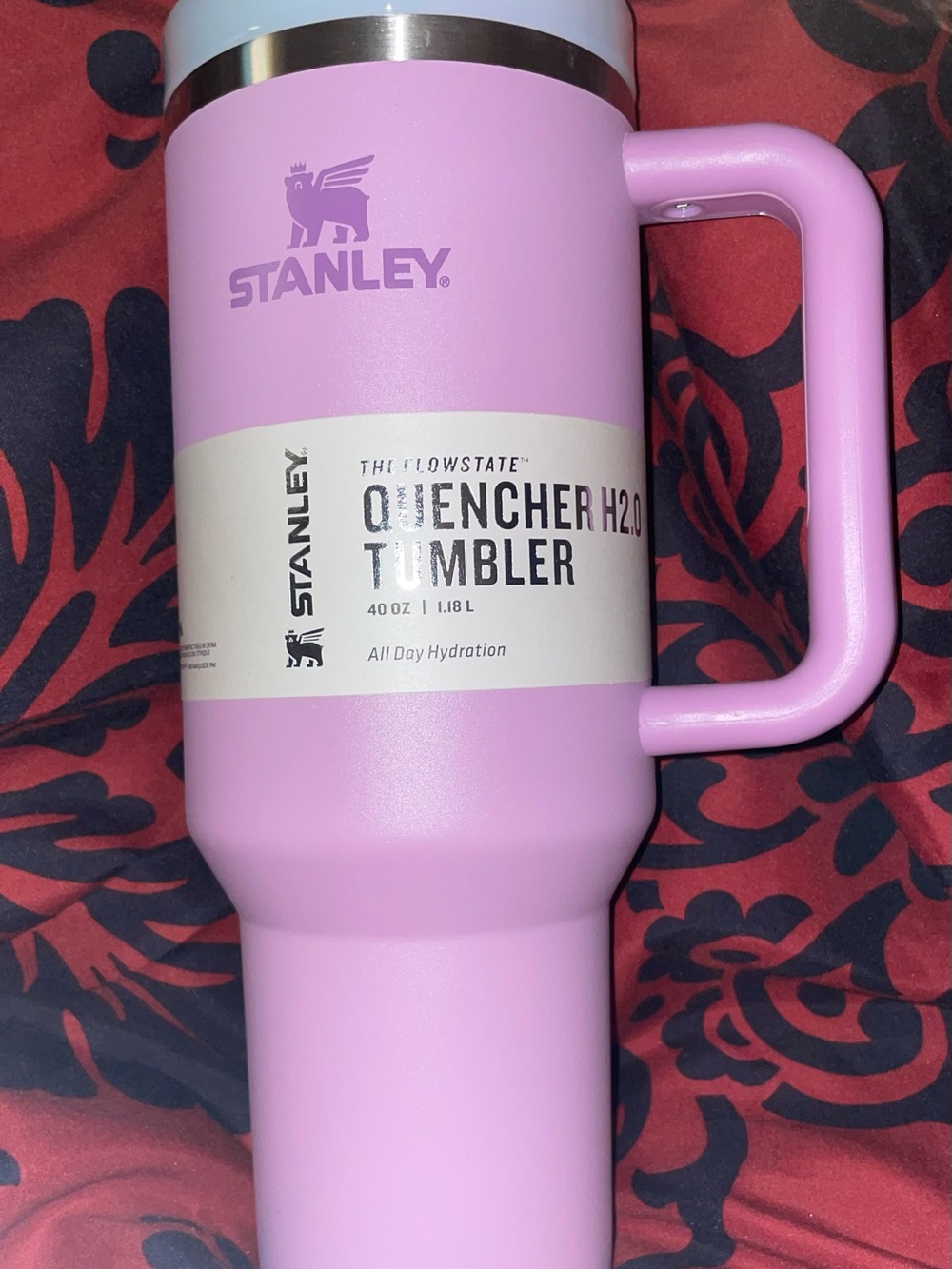 Stanley Lilac The Quencher H2.0 Flowstate Insulated Tumbler with Handle